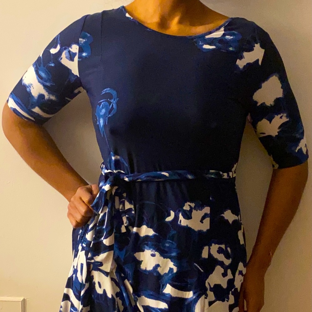 Fit and flare soft dress